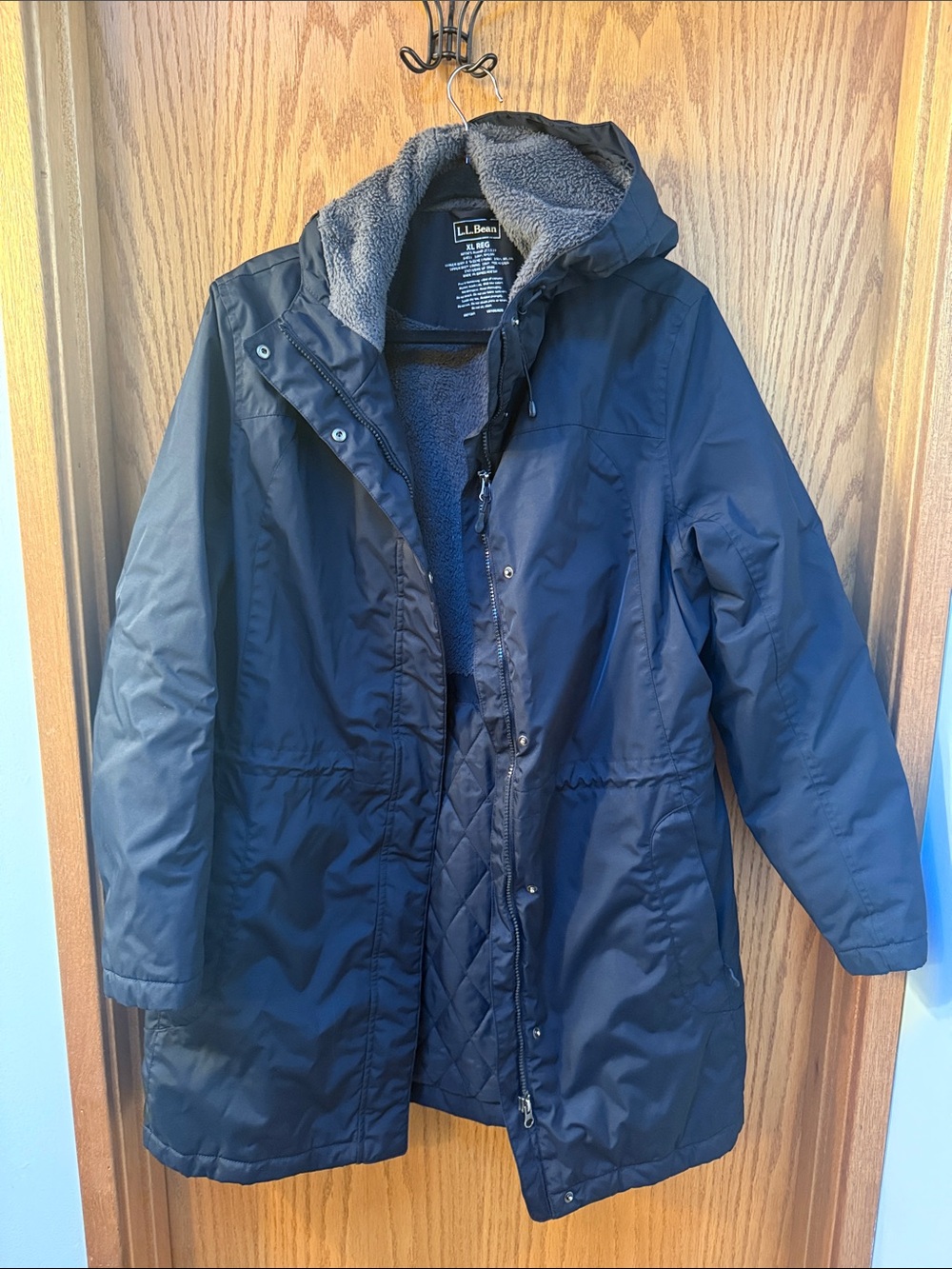 L.L. Bean Black Parka